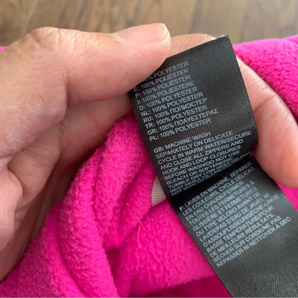 The North Face Pink Fleece Womens Zip Up Sweater Jacket Size XS - Picture 6 of 12